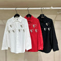 Statement Shirts with a Heart of Bling