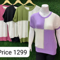 Cotton summer knitted long top