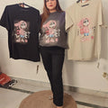 Alphabet Bunny Graphic Tee – Oversized