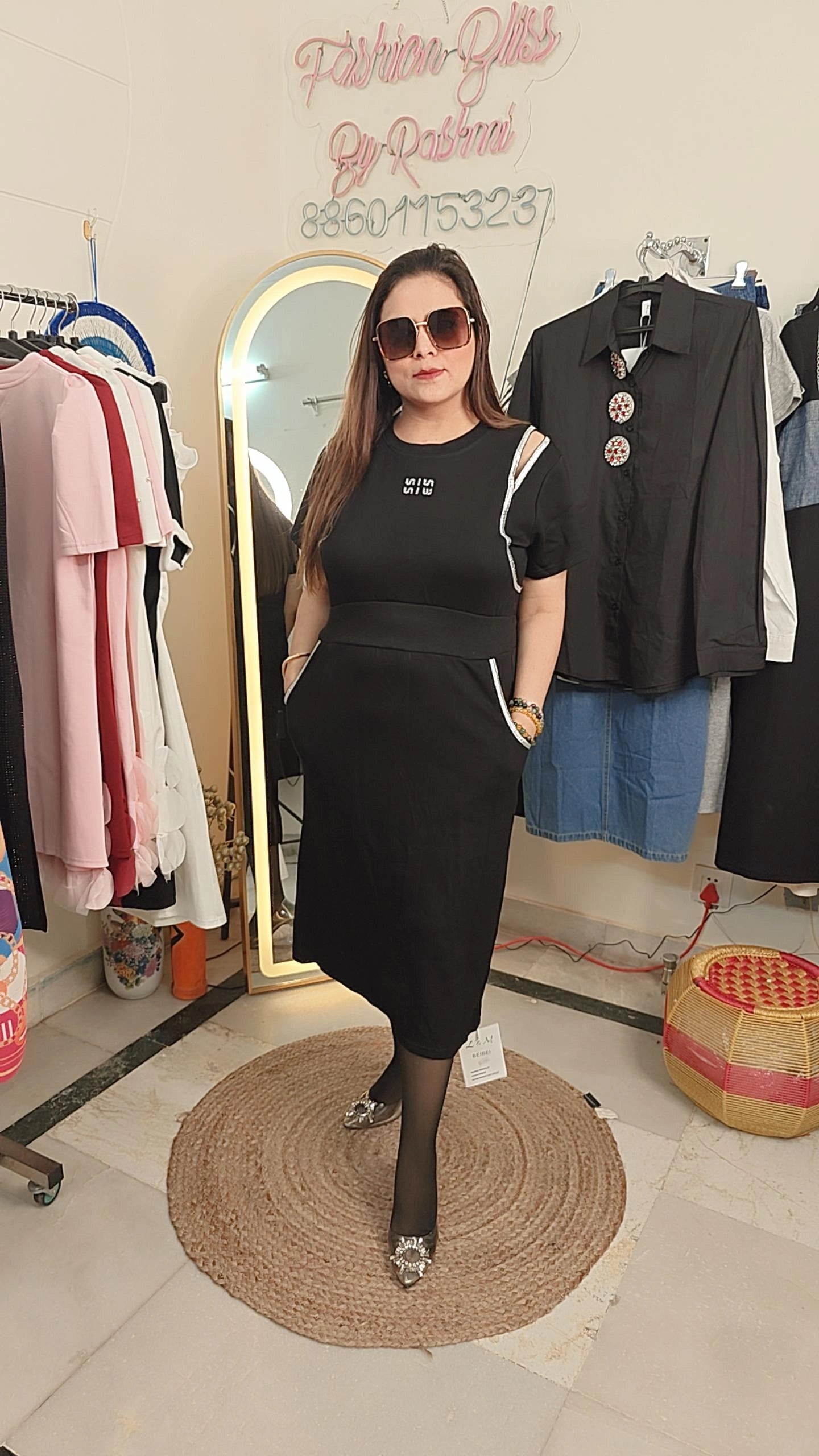 Summer  Chic Cold Shoulder Dress