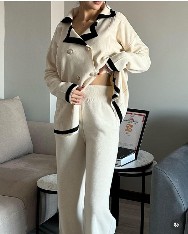 Elegant statement winter co-ord set