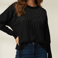 Radiant Sparkle Winter  Pullover