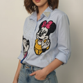 "Mickey Glam Button-Downs shirts