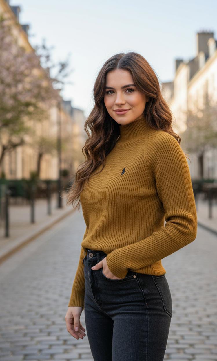 Winter Soft Knit Chic Turtleneck Top