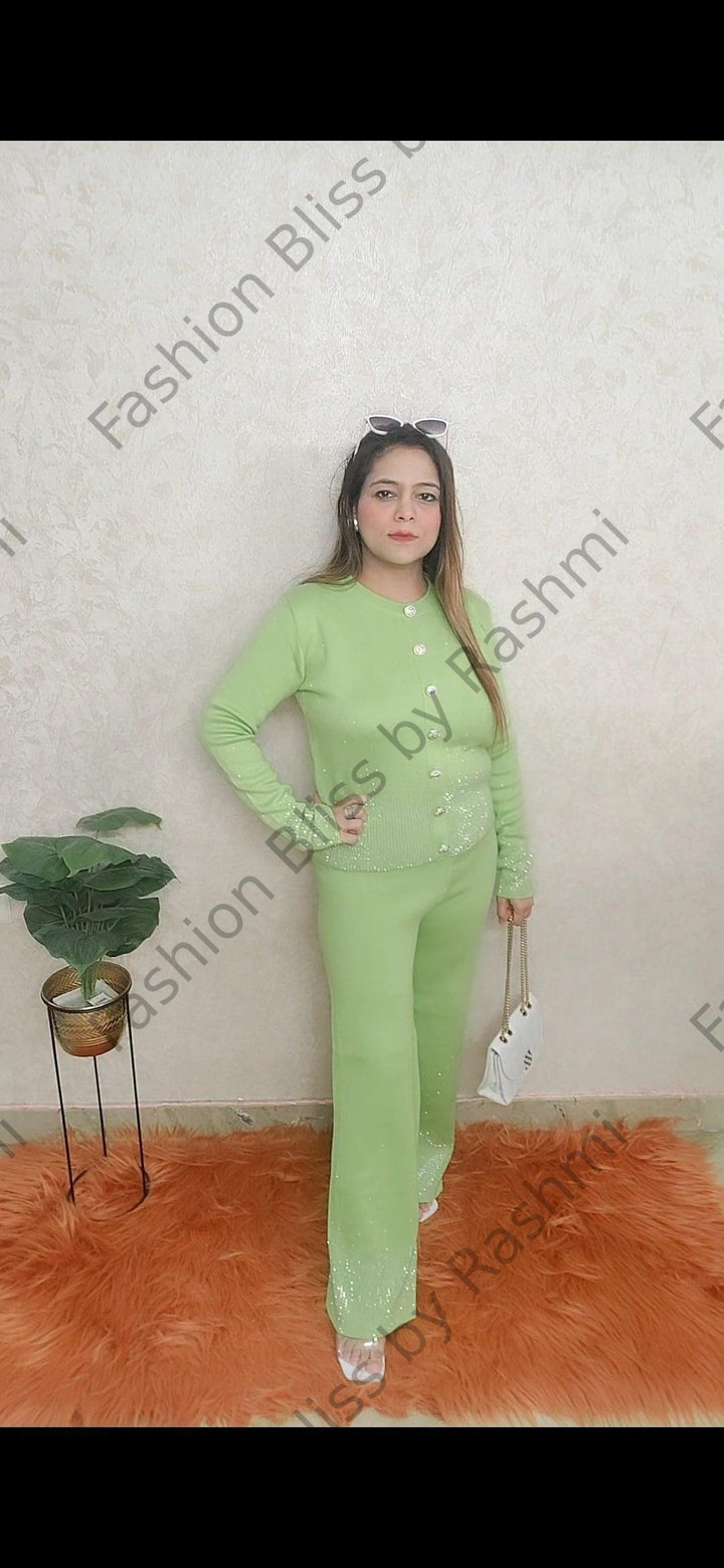 Premium winter coordset -  by Fashion Bliss by Rashmi - cordsets, green