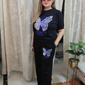 "Grace Meets Glam – Butterfly Coord Set!"