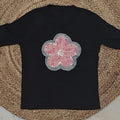 Summer flower sequin top