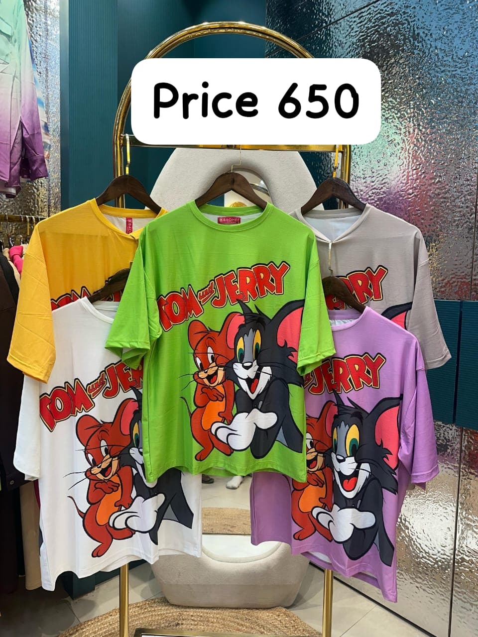 Tom and Jerry baggy tshirt