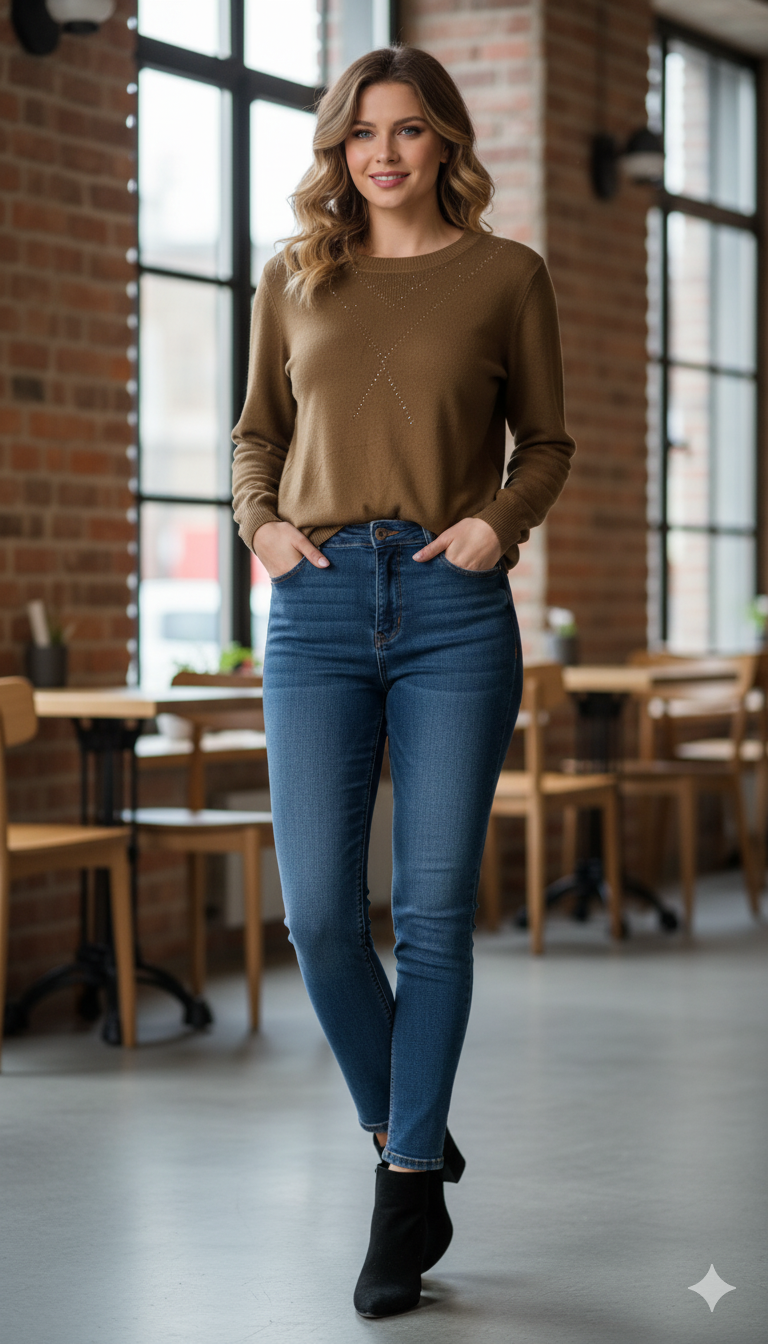 Winter Glow Solid Top