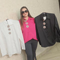Statement Button Formal Shirts – Available in Pink, White & Black