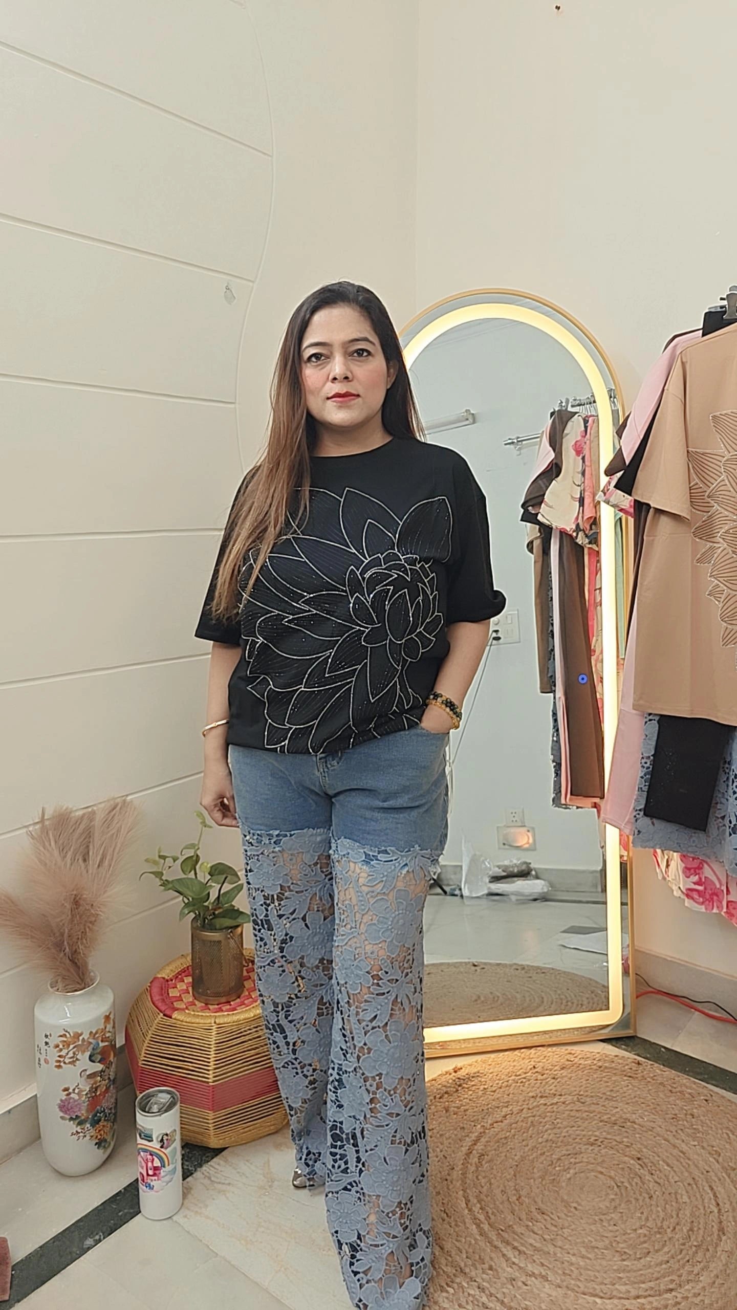 Bloom & Bold Lace Denims