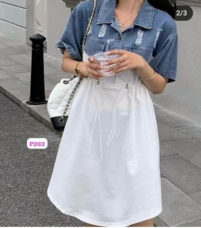 Denim dress