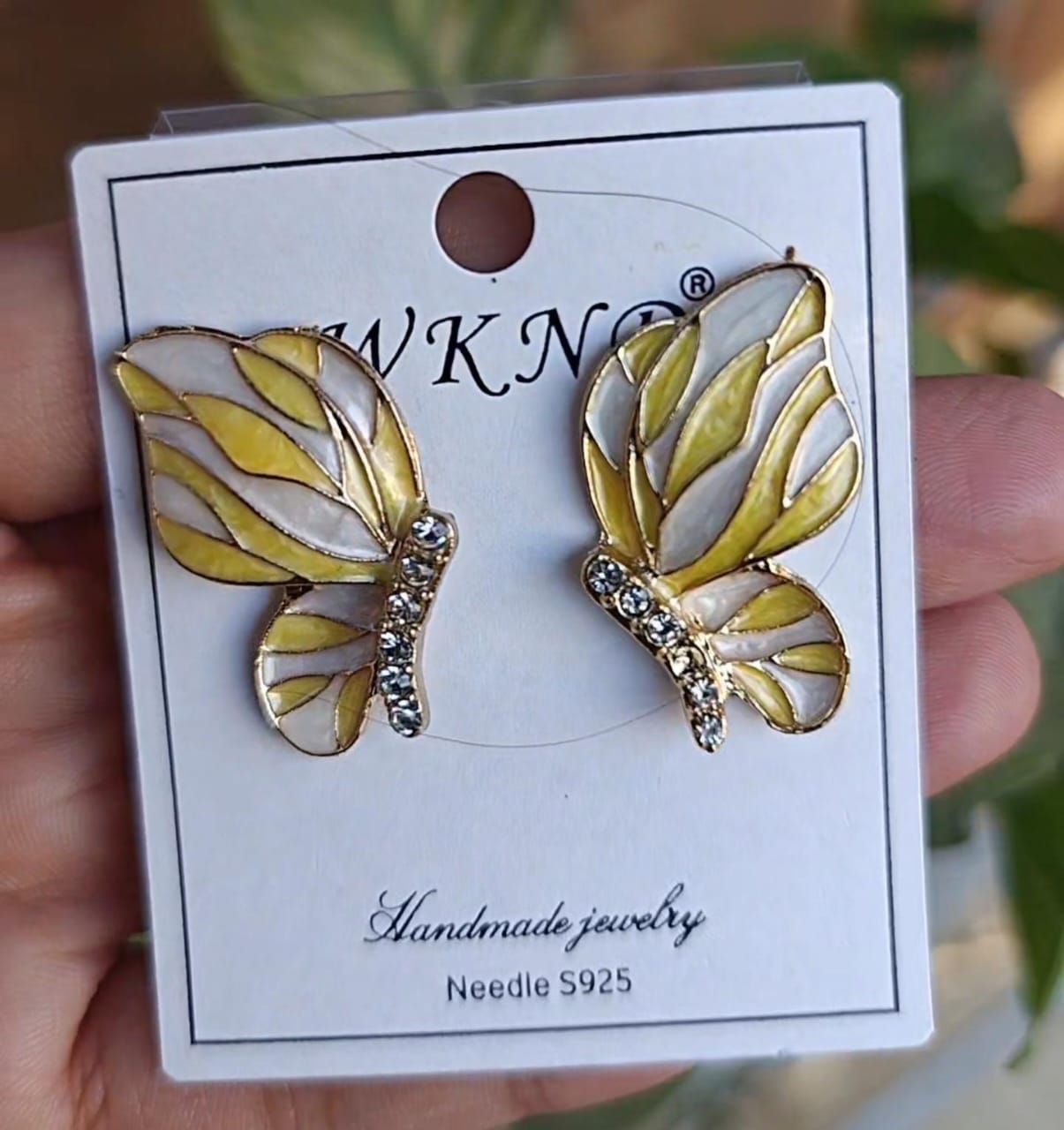 Elegant handmade  Butterfly Earrings