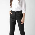 Women Black Formal trousers