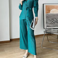 Women imported Pleated cordset